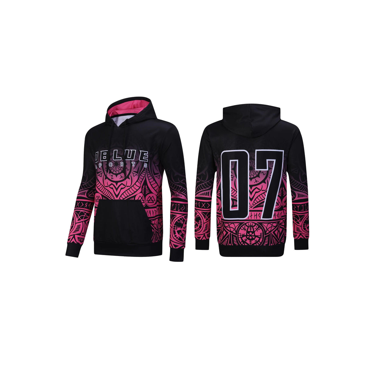 Wholesale Sublimation Pullover Logo Printing OEM Embroidery Unisex Sweatsuit Tracksuit Custom Men's Hoodies