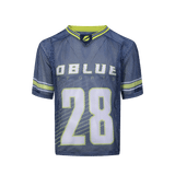 Camiseta de lacrosse con impresión por sublimación personalizada, 100 % poliéster, para hombre, de EE. UU., con agujero en el ojo de buey, malla de lacrosse, unisex 