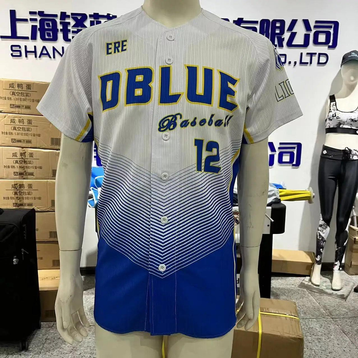 Camisetas de béisbol para hombre transpirables de secado rápido con sublimación de ropa deportiva con logotipo personalizado de alta calidad, camisetas de béisbol bordadas 