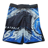 2024 Neuer heißer Verkauf sublimierte benutzerdefinierte Herren-Shorts mit Schlitzen, professionelles MMA-Shorts-Set 