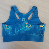 Wholesale High Quality Custom Logo Printed Gym Training Sports Bra Top Fitness Sports Wear Women Fight Sports Bra