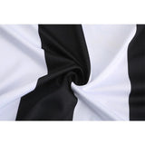 Latest Design Recycled Breathable Sweat Wicking Black And White Football Soccer Jersey Shirt For Men