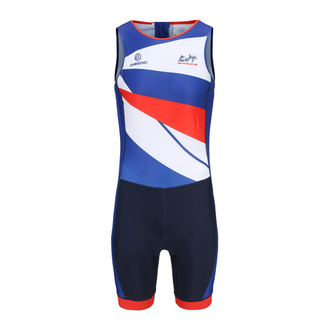 Dblue OEM neues Design Triathlonanzug Herren Radtrikot Rennanzug Speedsuit Trisuit Ärmelloser Triathlonanzug 