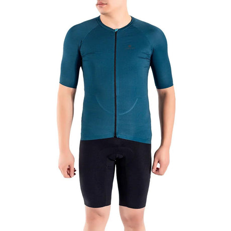 Individuelle Fahrradjacke Recycelbares, schnell trocknendes, leichtes Material Langarm-Sublimationsdruck Atmungsaktive OEM-Fahrradjacke 