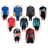 Custom Design Wholesale Mens Polyester Quicky Dry Long Shorts Sleeve China Cycling Jersey Factory Direct