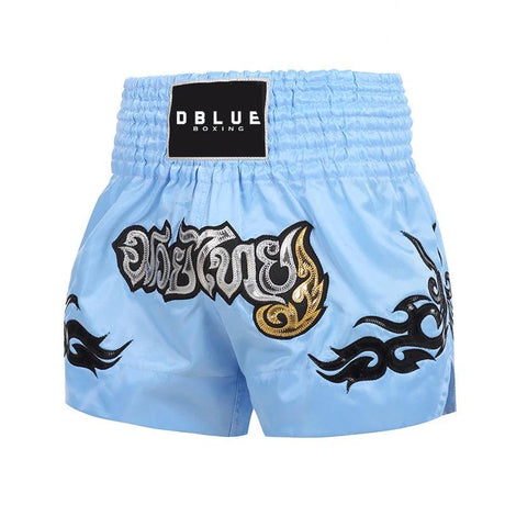 Venta al por mayor de ropa deportiva Dblue Pantalones cortos Muay Thai MMA Pantalones cortos Muay Thai de moda Pantalones cortos Muay Thai de alta calidad 