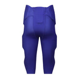 High Rise Hip Pads Semi-rigid Thigh Pads Mens Elastic Waist Sports American Football Pants With Knee Pads