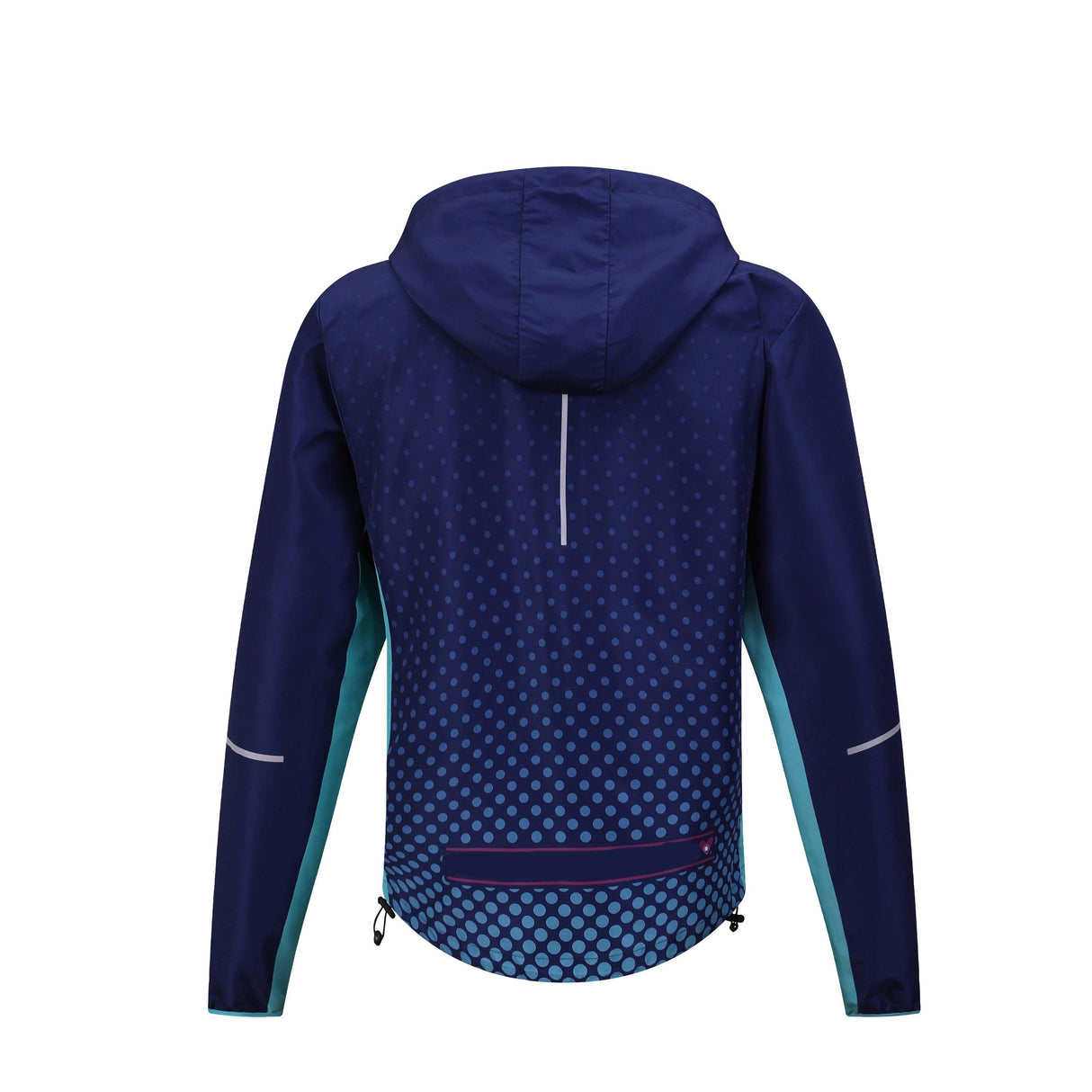 Chaqueta de ciclismo ligera con impresión digital por sublimación completa, resistente al viento y a la lluvia 