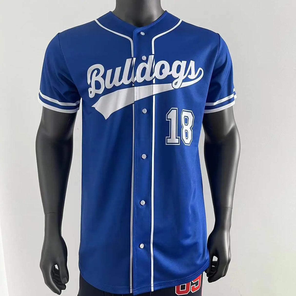 Venta al por mayor de camisetas de béisbol REP personalizadas con sublimación en blanco para niños 