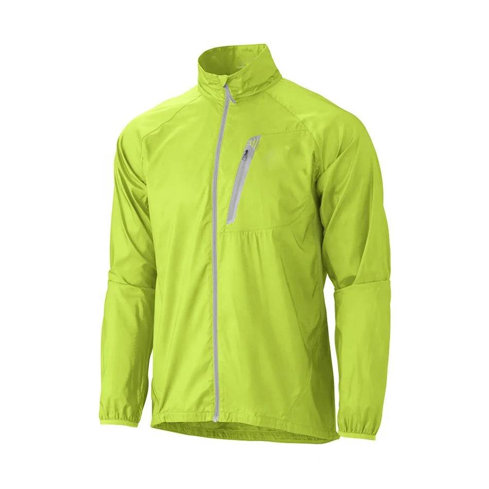 Nueva chaqueta de ciclismo para hombre, ligera, impermeable, resistente al viento y cálida, para gimnasio 