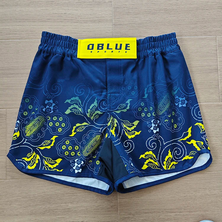 Dblue 2024 New design high split best quality mma shorts for man and women full customization mma shorts