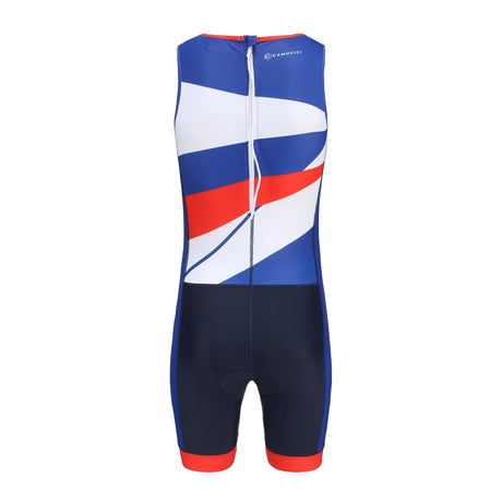 Traje de triatlón Dblue OEM de nuevo diseño, maillot de ciclismo para hombre, traje de carrera, traje de triatlón sin mangas 