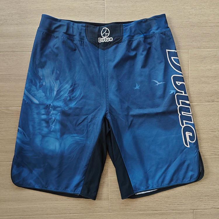 Best-selling custom sublimation high cutout full printed fabric stitching light weight quick dry race mma bjj shorts