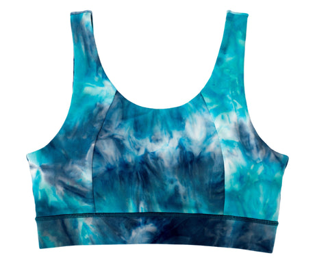 Dblue Green Custom Design Your Own Logo Training High Elasticity Running Sports Bra For Girls