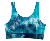 Best selling wholesale custom sublimation adjustable buckle padded full colorful printing rubber band yoga sports bra for women