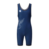 Dblue newest Mens fighting Singlet Gym Training Wrestling Singlets men's Wrestling Suit