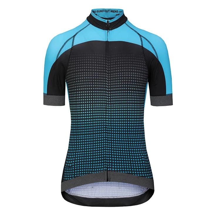 Maillot de ciclismo con banda de silicona y tejido elástico Elite de Dblue 