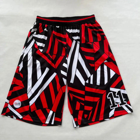 Basketball-Shorts Herren-Basketball-Shorts Basketball-Shorts mit Allover-Print 