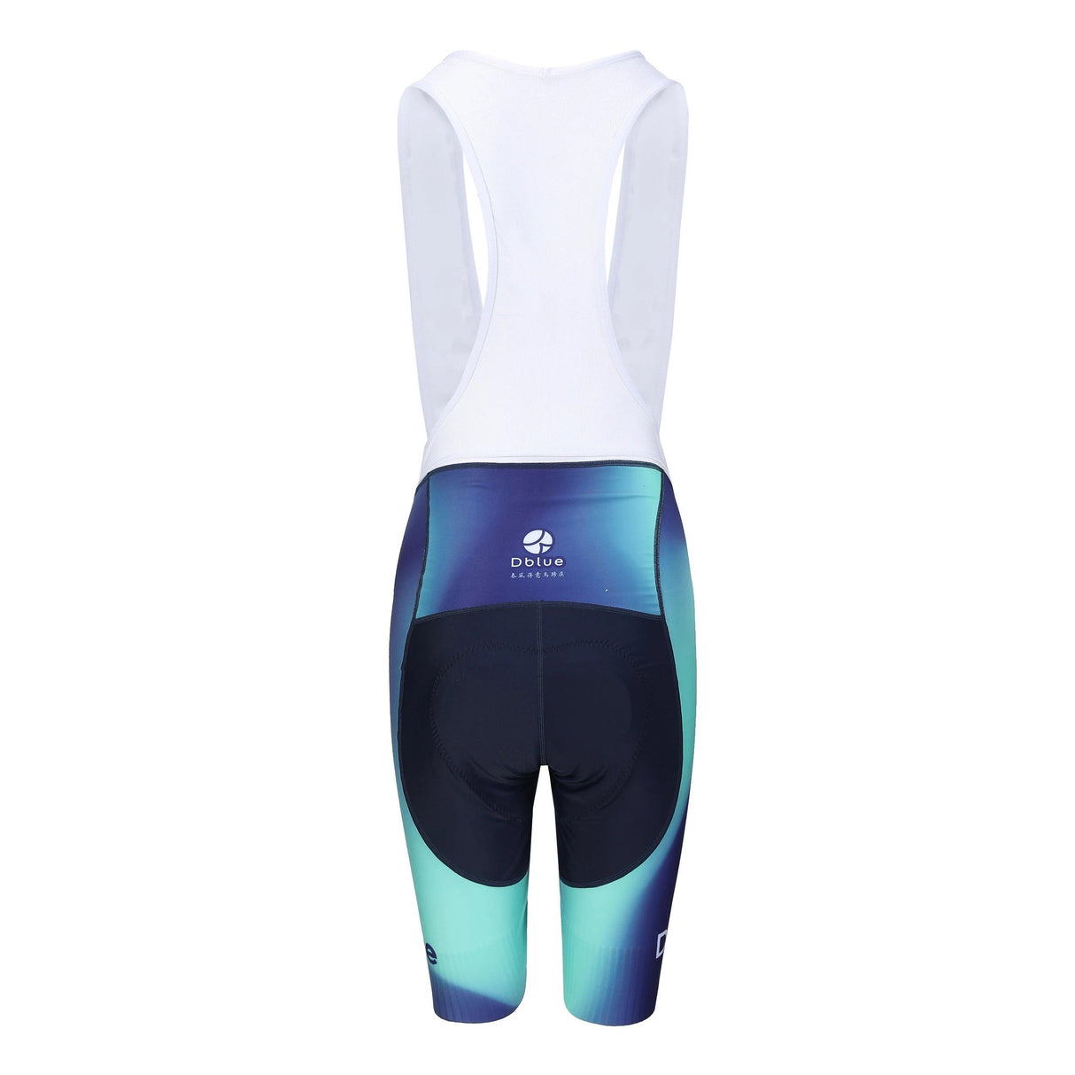 Pantalones de ciclismo personalizados de alta calidad Dblue, pantalones cortos de ciclismo de compresión acolchados con logotipo reflectante por sublimación 