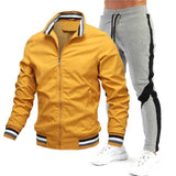 Dblue new men sweatsuit set tracksuit sublimation blank hoodie full zipped jogger jackets