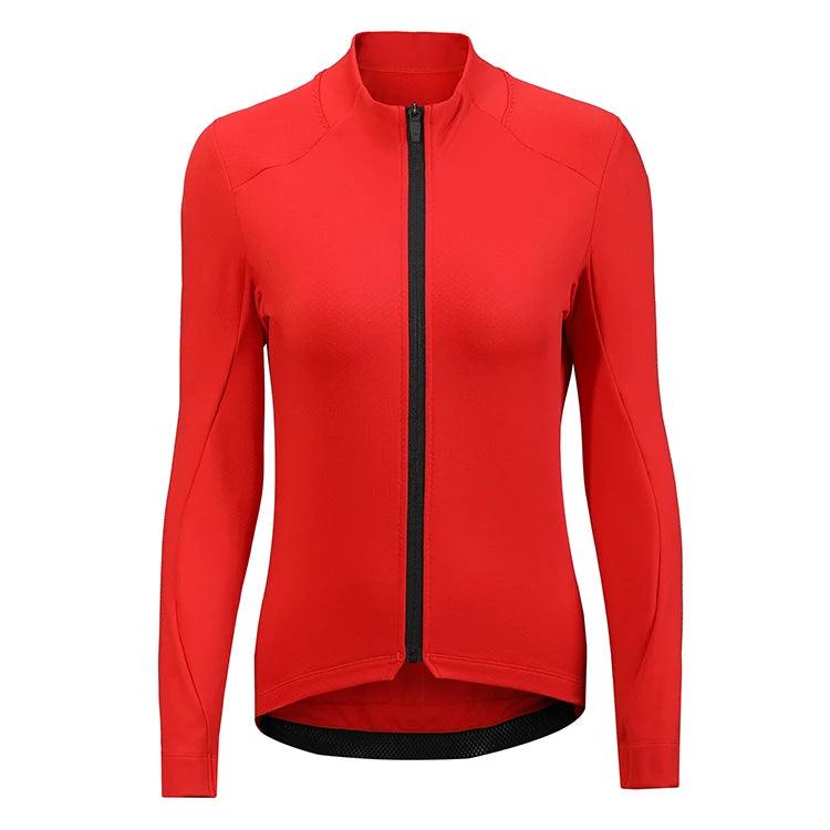 Cycling Jersey Recyclable Quick Dry Lightweight Material Long Sleeve Sublimation Print Breathable Adults Team Fleece Jersey