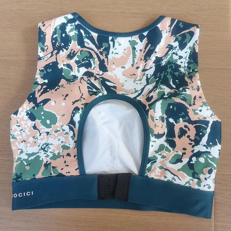 Best selling custom full sublimation high-end rubber band adjustable buckle yoga top sports bra