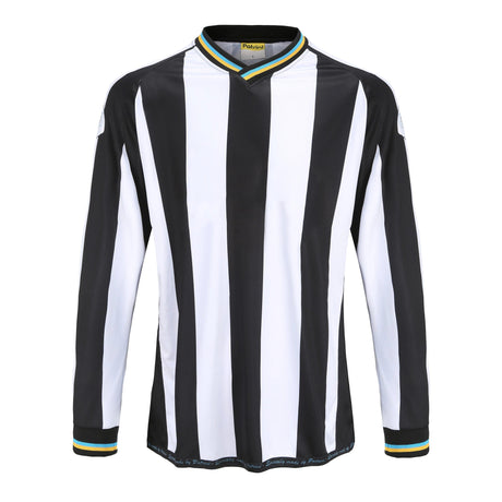 Latest Design Recycled Breathable Sweat Wicking Black And White Football Soccer Jersey Shirt For Men