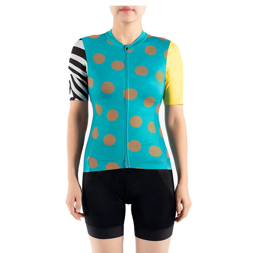 Light-Weight Quick Dry Cycling Jersey for Adults Plus Size Breathable High-Level Sublimation Seamless Printed Shirt Sportswear