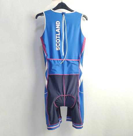 Dblue OEM neues Material Triathlonanzug Herren Radtrikot Rennanzug Speedsuit Trisuit Ärmelloser Anzug 