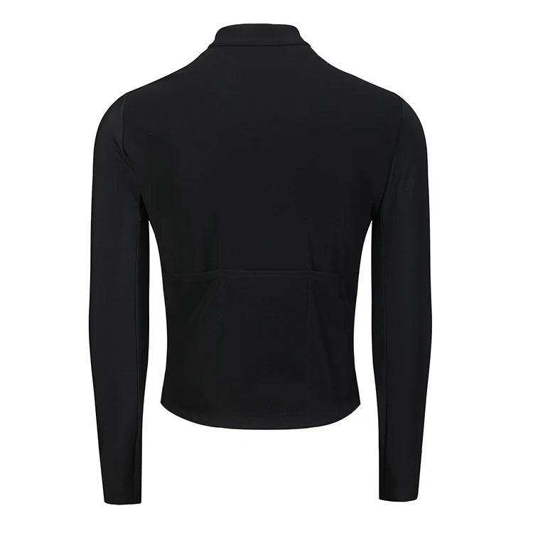 OEM Unisex Anpassbares Langarm-Radtrikot Recycelbares, schnell trocknendes, leichtes, atmungsaktives Fleece-Wintershirt 