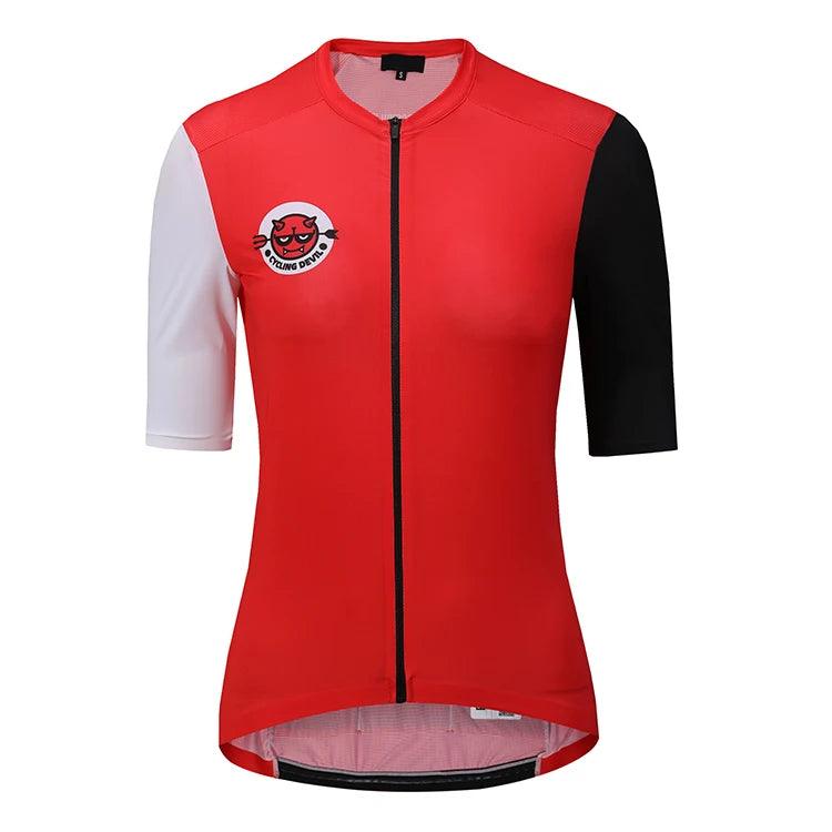 Maillot de ciclismo Elite con cinta de silicona y bolsillo trasero reflectante Dblue OEM para mujer 