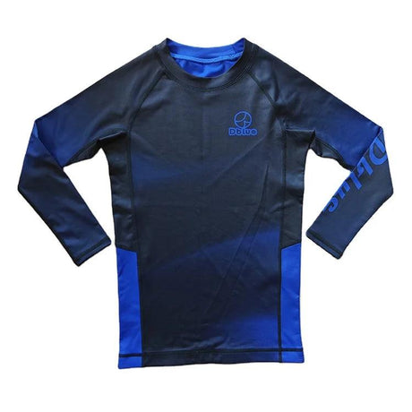 Dblue Design Your Own Logo MMA Manufacturer  Wholesale  Custom Printed Long Sleeves Kids Rash Guard For Men