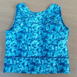 Blue Pattern Digital Printing for women Support custom size, custom pattern and color sorts bra