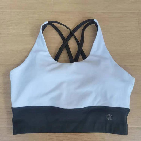 Dblue High Quality New Fashionable Women Sexy Workout Fitness Sports Bra Cross Back Sports Tops With Custom Logo