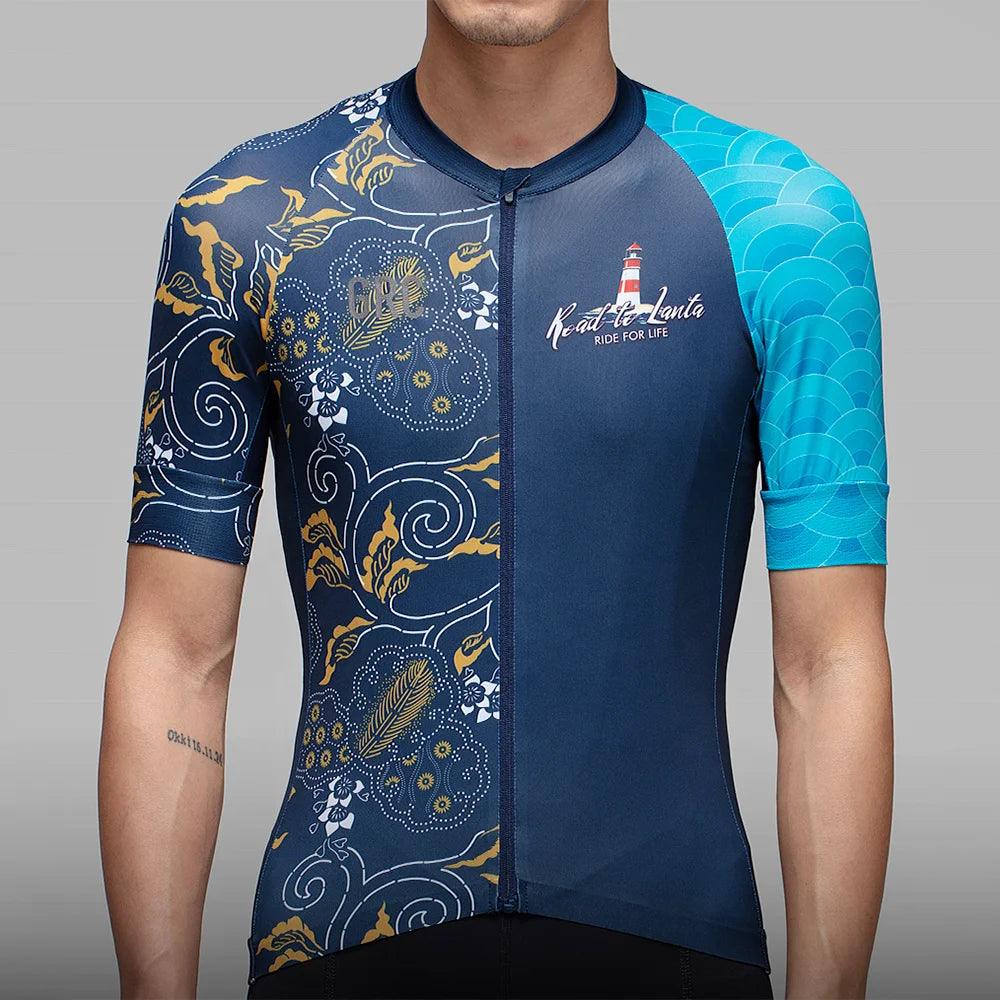 Camisetas de ciclismo para hombre, únicas, elásticas, de manga corta, transpirables, ligeras y con cremallera completa, suministro de fábrica, bajo pedido mínimo 