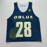 High Quality Custom Reversible Personalized Logo Wholesale Sublimation Print Lacrosse Pinnies Jersey