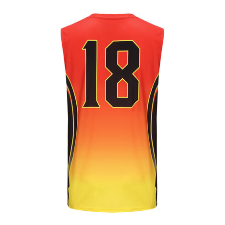 High Quality Jersey Sleeveless Volleyball Jersey Polyester Uv Protection Sublimated Volleyball Shirt