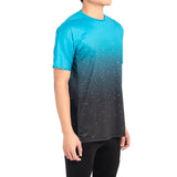 Recycled Fabric Low MOQ Custom Sublimation Printed Fitness Men's Clothing T-shirt