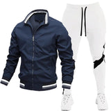 Conjunto de chándal Dblue nuevo para hombre, chándal con sublimación en blanco, sudadera con capucha y cremallera completa, chaquetas para correr 