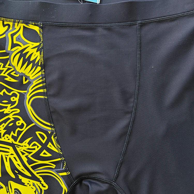 Pantalones cortos de compresión para gimnasio unisex, elásticos, negros, con logotipo personalizado de alta calidad al por mayor 2024 