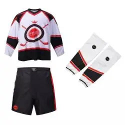 Dblue new sublimation print ice hockey jerseys men ice hockey uniform custom embroidery hockey jersey