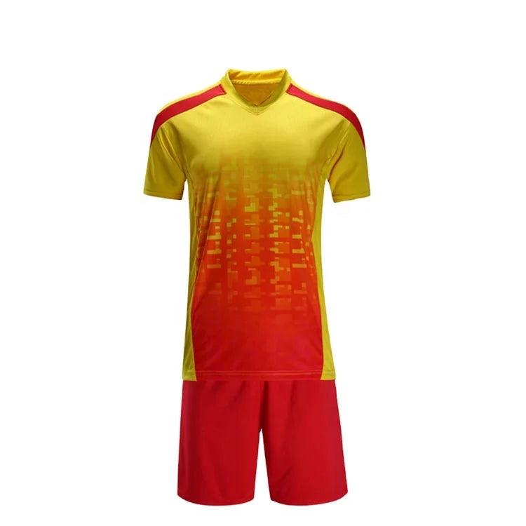 China National Team Football Soccer Jersey Red And Yellow for Sports Clothes Shop