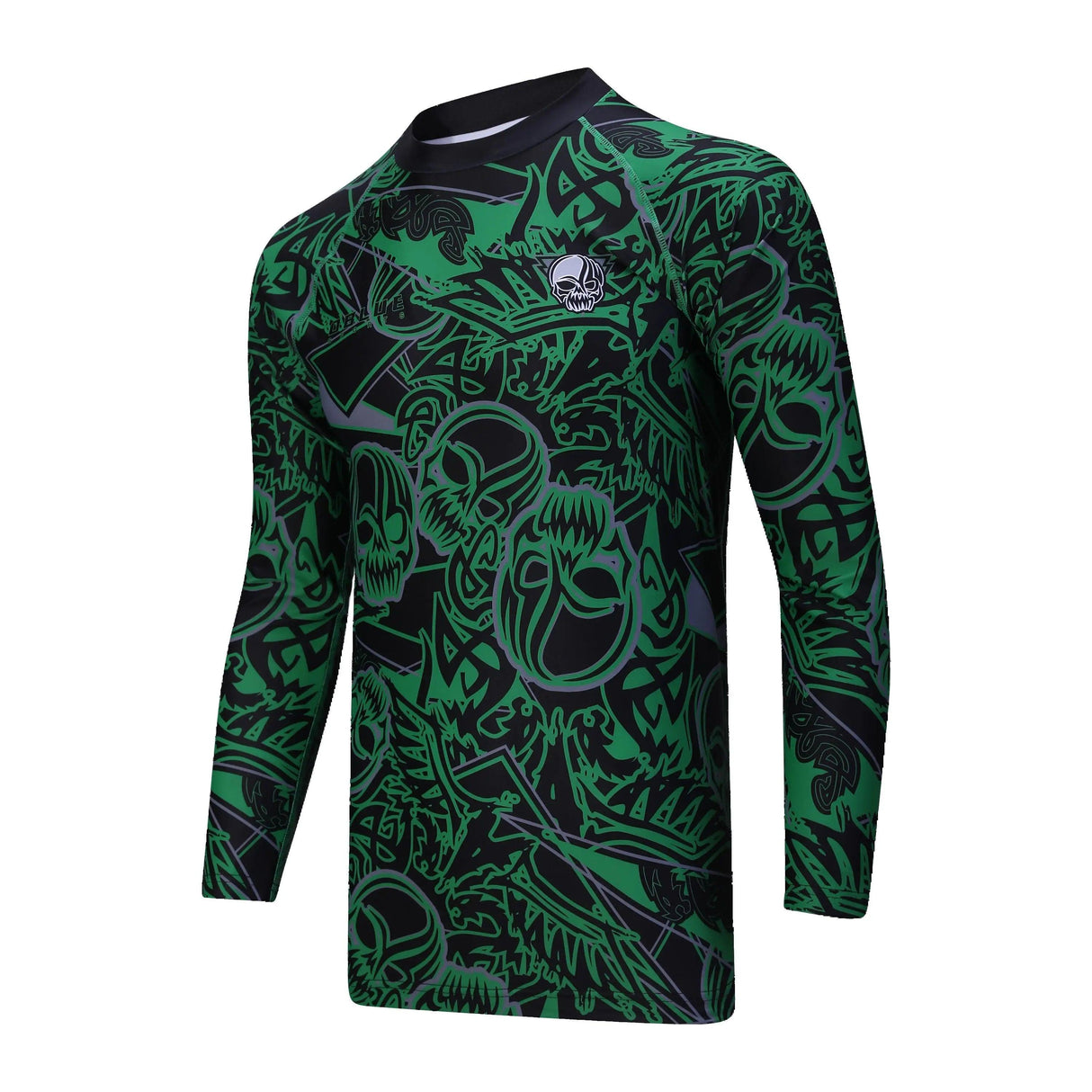 Dblue Wholesale Design Your Own Compression Fitness Custom Shirt Custom Printed Rash Guard Long Sleeve