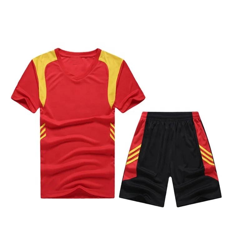 Camiseta de fútbol de la selección nacional de China, roja y amarilla, para tienda de ropa deportiva 