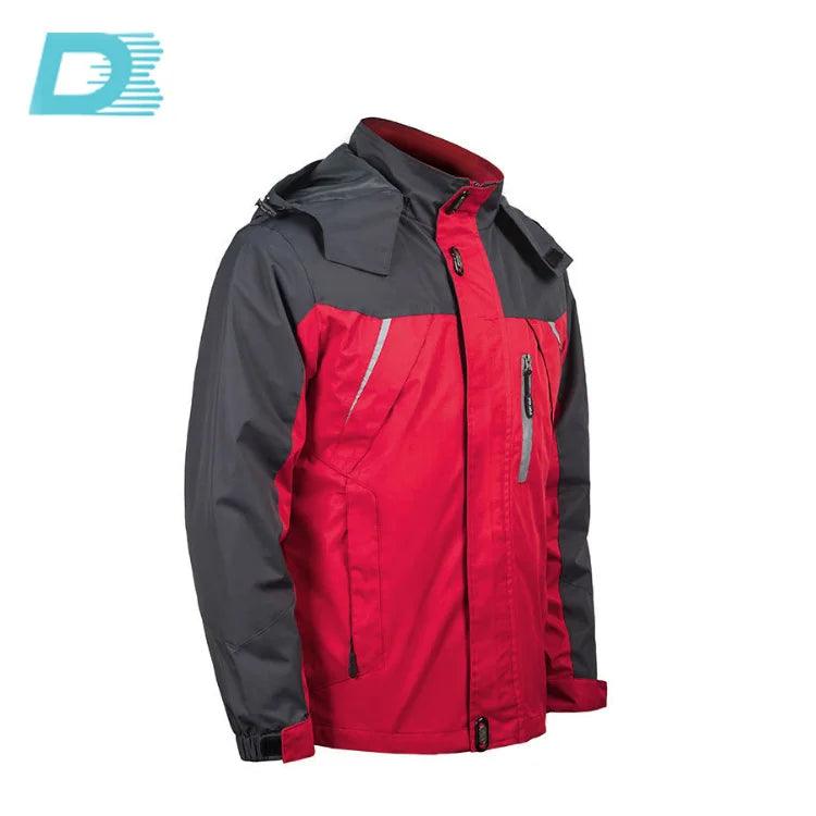 Windproof Waterproof Mens Hooded Pullover Winter Jackets