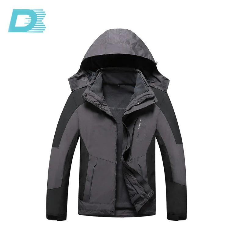 Chaqueta impermeable de invierno para hombre usada Chaqueta cortavientos 