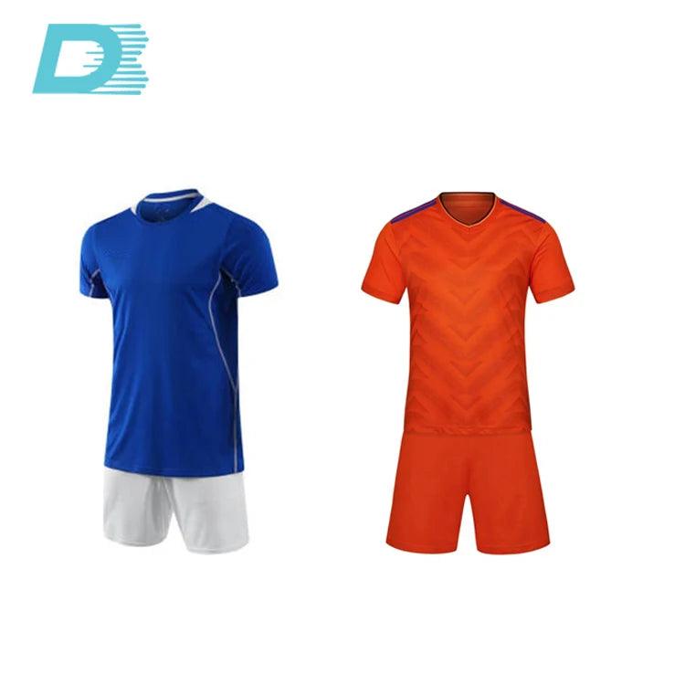 Venta al por mayor personalizada, barata, de equipos europeos, de secado rápido, para entrenamiento, sublimación de camisetas de fútbol para hombres, uniformes de fútbol 