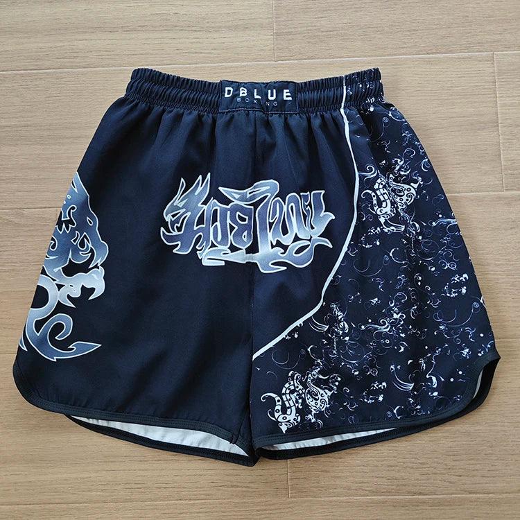 Fábrica de pantalones cortos de Muay Thai al por mayor Artes marciales Fairtex-Muay-Thai-Shorts Pantalones cortos de Muay Thai de algodón Yokkao en blanco Pakistán Hombres Mujeres 