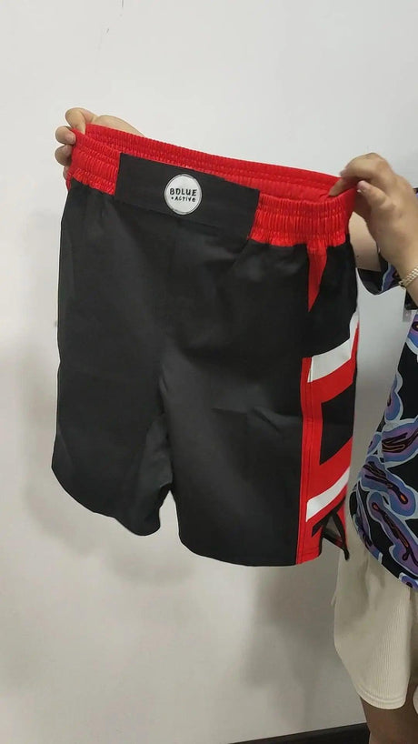 Pantalones cortos ligeros de muay thai de Dblue, el último material para ropa de lucha de mma, pantalones cortos de lucha de kickboxing 