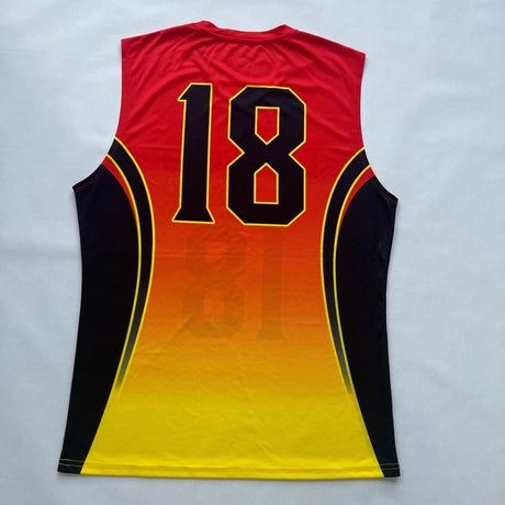 Custom Design Your Own Sleeveless Sublimation Volleyball Jersey Breathable Quick Dry Volleyball Singlet